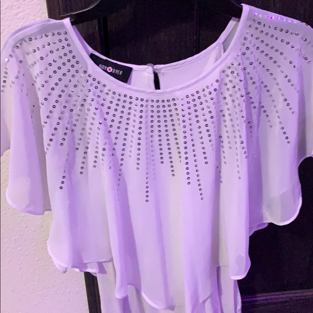 Built in tank top, dress shirt
